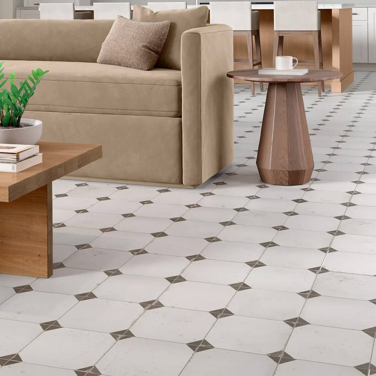 Tile flooring for living area | Rocky Mountain Flooring