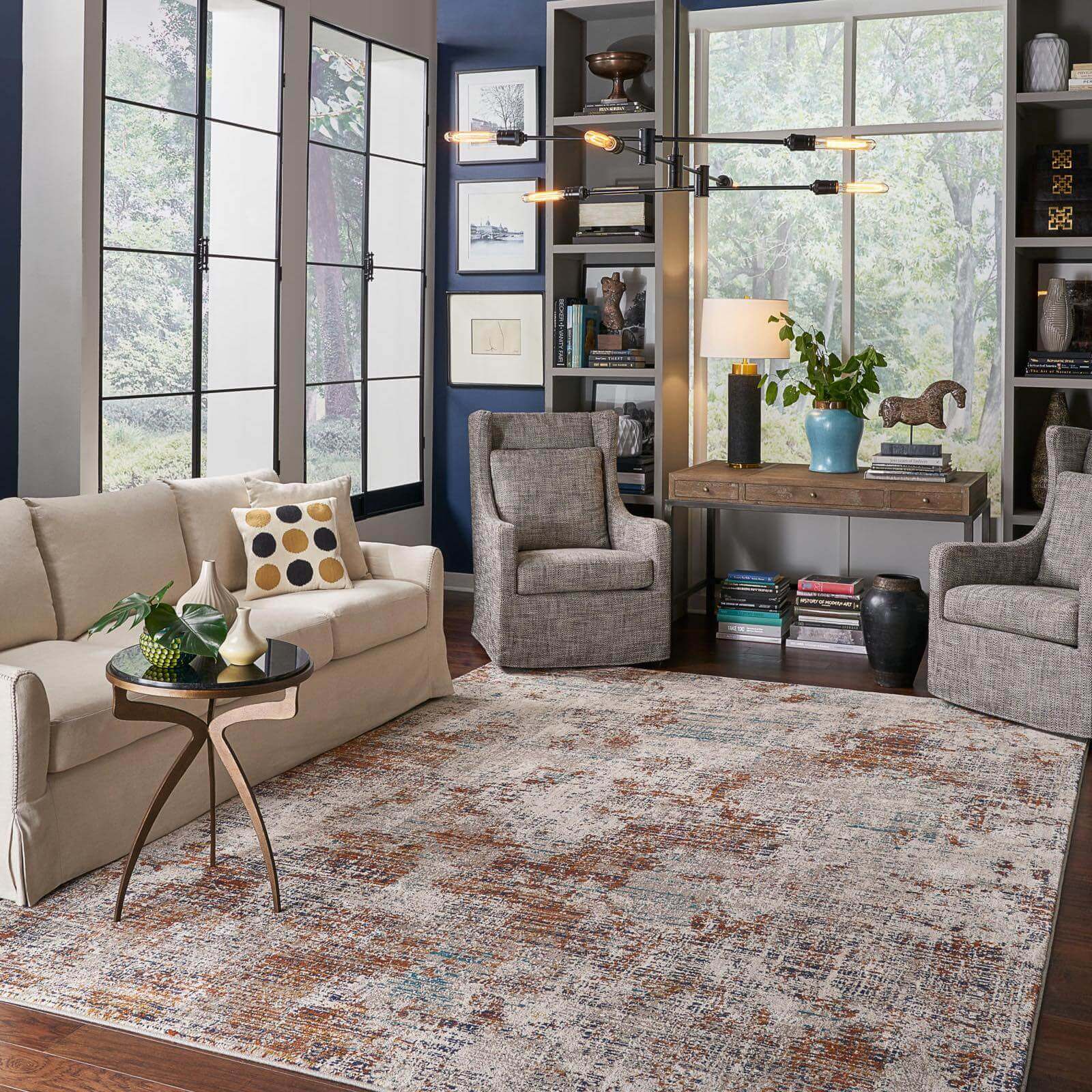 Living room Area rug | Rocky Mountain Flooring